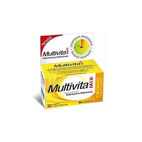 MULTIVITAMIX  CRONO  3O COMPRESSE SENZA ZUCCHERO SENZA GLUTINE