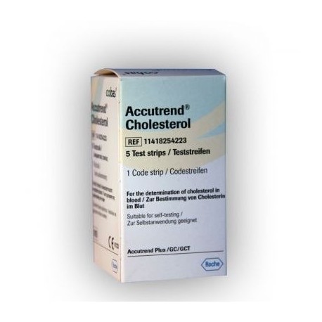 ACCUTREND CHOLESTEROL 5 STRISCIE