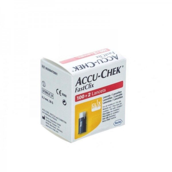 ACCU-CHEK FASTCLI 100+2 LANCETTE 